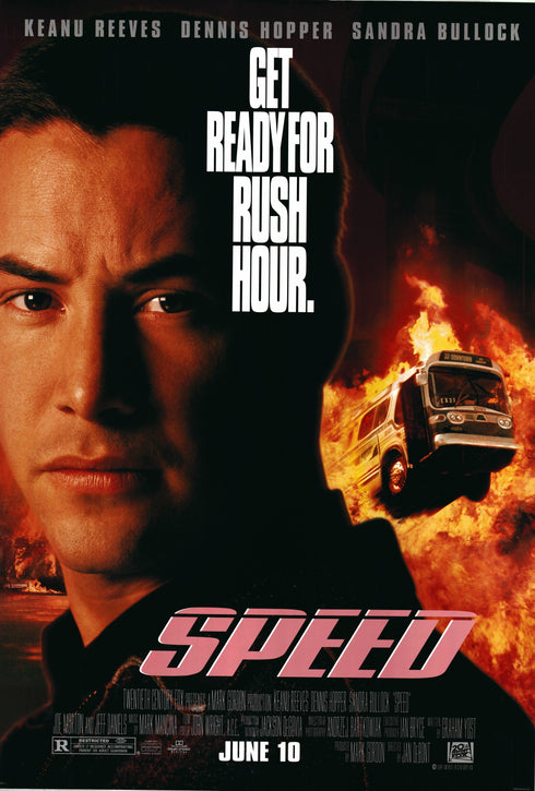 speed 1994 advance one sheet poster rolled